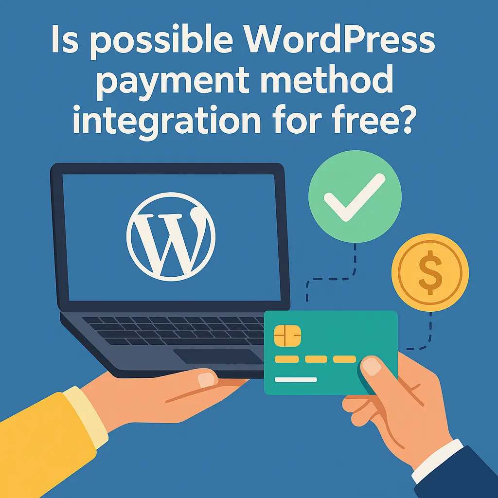 WordPress payment method integration for free